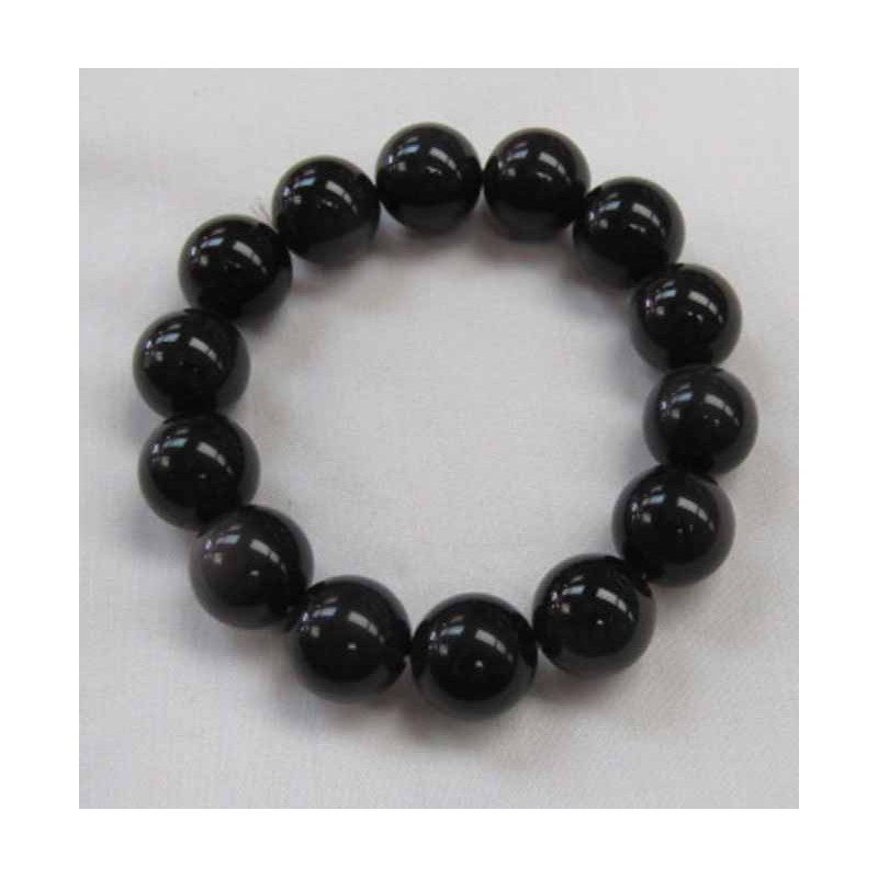 Black stone bracelet 12MM
