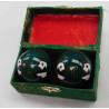 CHINESE HEALTHY BALLS 1.75" DIA green PANDA