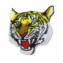 Yellow Tiger Head Patch...