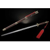 Spring Steel Sword with kung fu figure