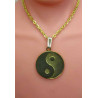MARTIAL ARTS NECKLACES-Golden Yin & Yang