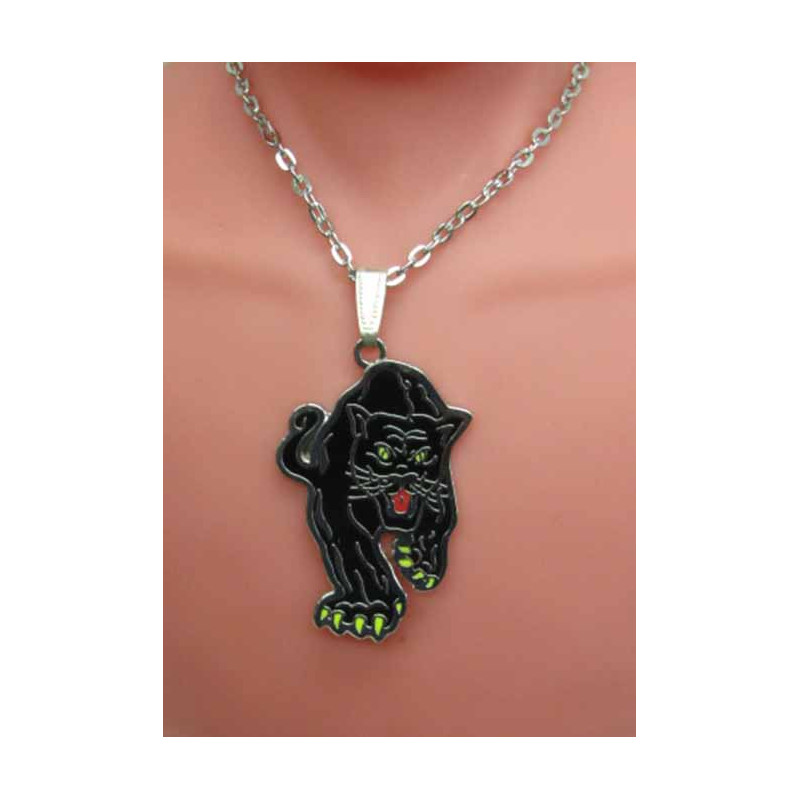 MARTIAL ARTS NECKLACES-Black Panther
