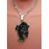 MARTIAL ARTS NECKLACES-Black Panther