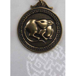 Chinese zodiac necklace-RAT