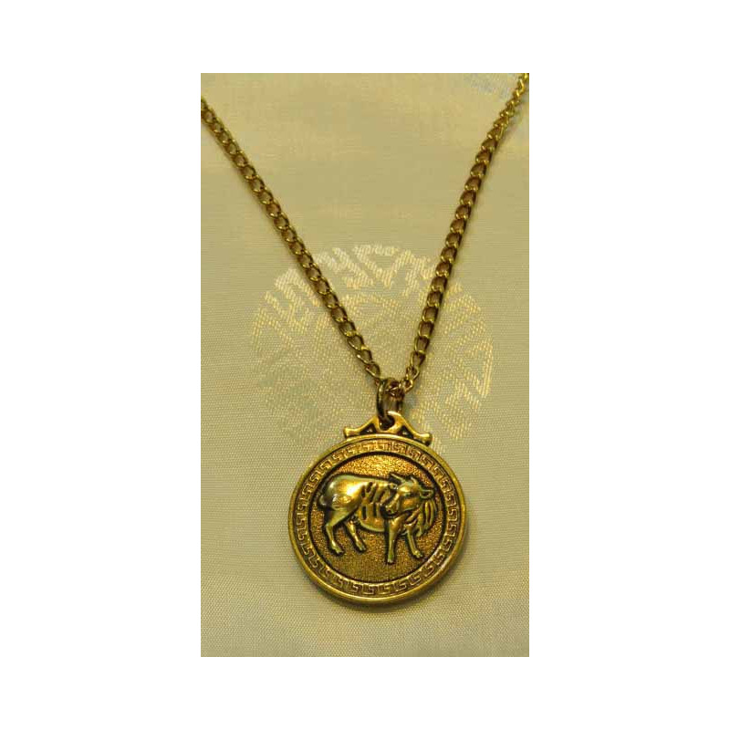 Chinese zodiac necklace-Ox